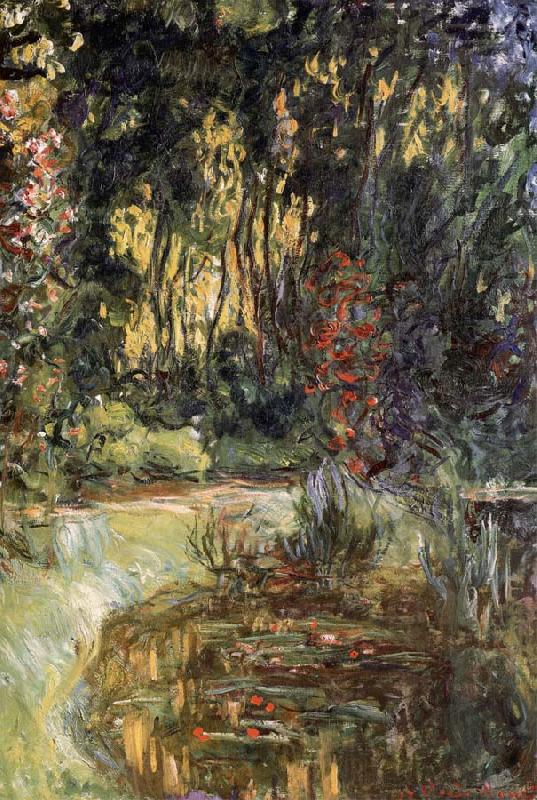 Claude Monet The Water Lily Pond at Giverny Spain oil painting art